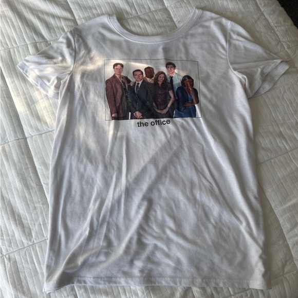 The Office Tops - The Office white graphic tee
